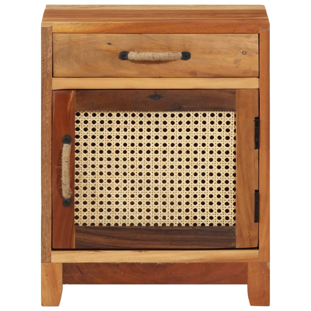 Comodino 40x30x50 cm in Legno Massello di Recupero 288094