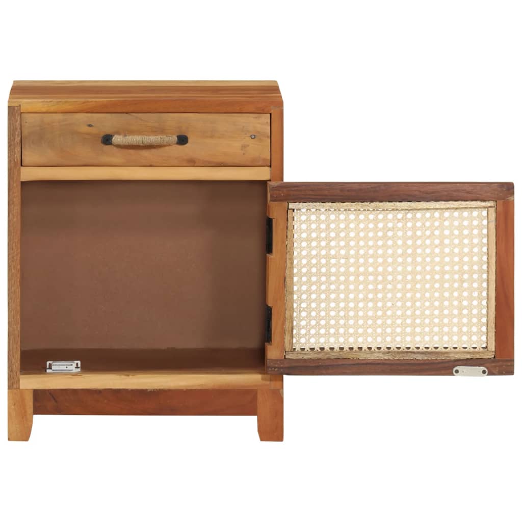 Comodino 40x30x50 cm in Legno Massello di Recupero 288094