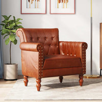 Poltrona Marrone in Vera Pelle di Capra 288287