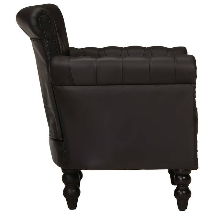 Poltrona Nera in Vera Pelle di Capra 288288