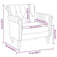Poltrona Nera in Vera Pelle di Capra 288288