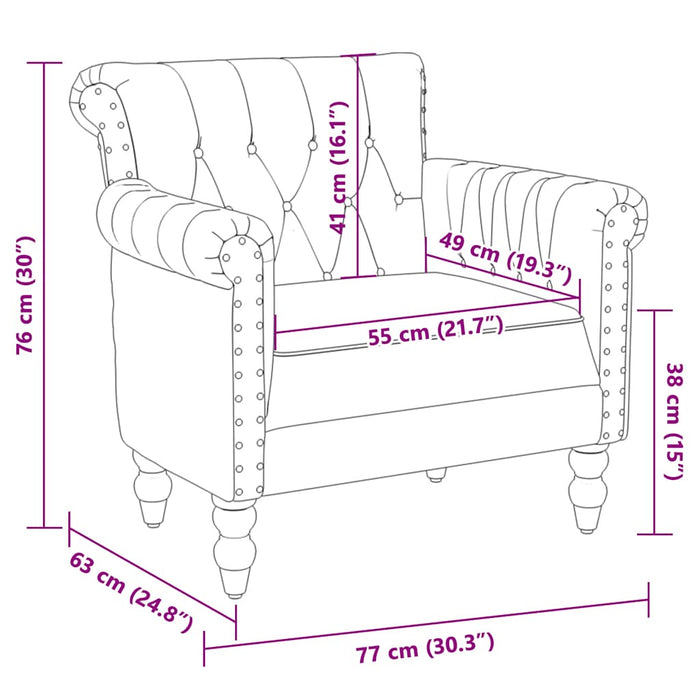 Poltrona Nera in Vera Pelle di Capra 288288