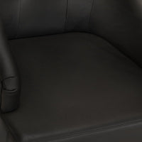 Sedie da Pranzo 2 pz Nere in Vera Pelle di Capra 288290