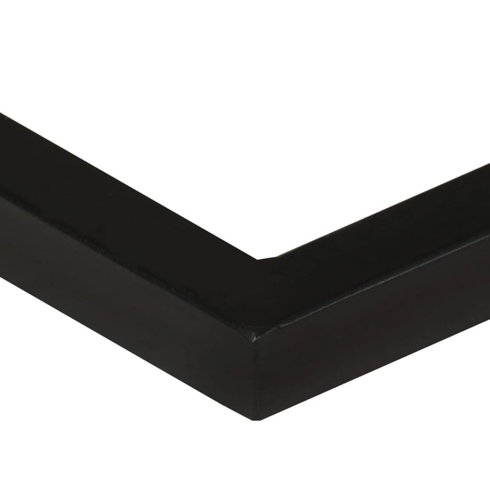 Tavolino Laterale a Forma di U 45x30x61 cm in Massello di Mango cod mxl 18570