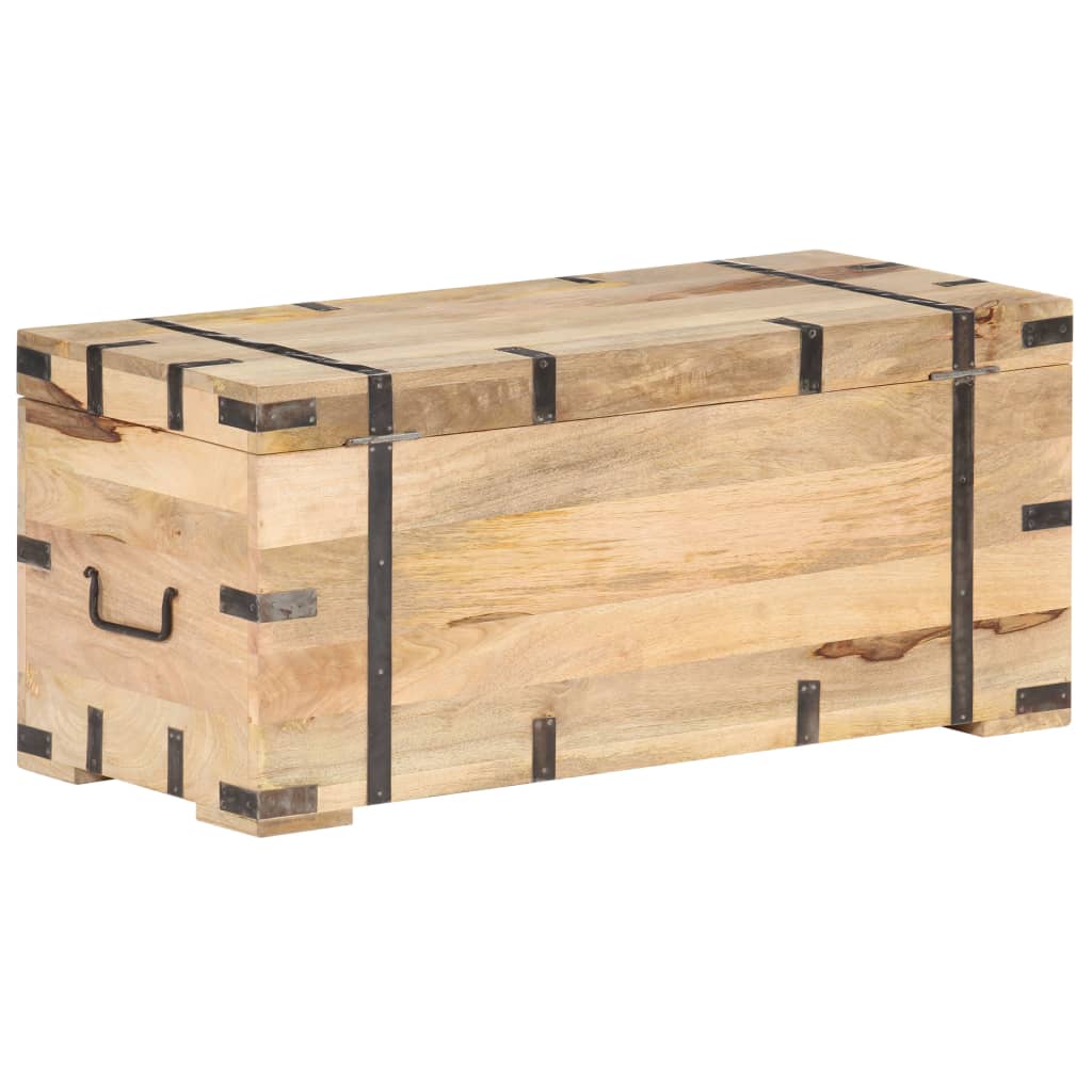 Baule 90x40x40 cm in Legno Massello di Mango cod mxl 51565