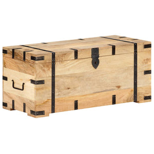 Baule 90x40x40 cm in Legno Massello di Mango cod mxl 51565