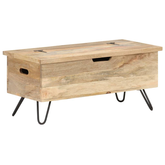 Baule 90x40x45 cm in Legno Massello di Mango cod mxl 46249