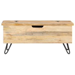 Baule 90x40x45 cm in Legno Massello di Mango cod mxl 46249