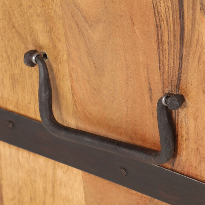 Baule 90x40x40 cm in Legno Massello di Acacia cod mxl 38278