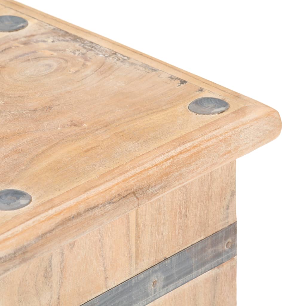 Baule 90x40x40 cm in Legno Massello di Acacia 289638