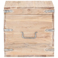 Baule 40x40x40 cm in Legno Massello di Acacia cod mxl 67381