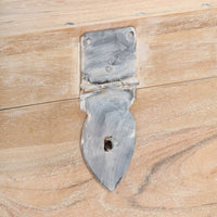 Baule 40x40x40 cm in Legno Massello di Acacia 289640