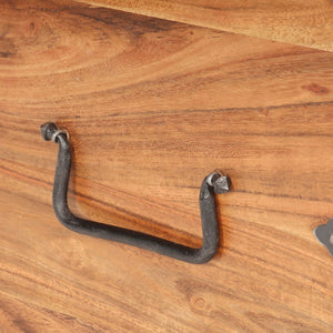 Baule 40x40x40 cm in Legno Massello di Acacia 289645