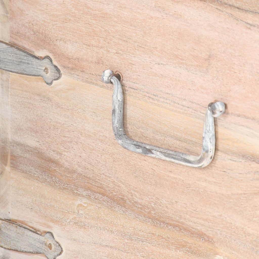 Baule 40x40x40 cm in Legno Massello di Acacia 289646