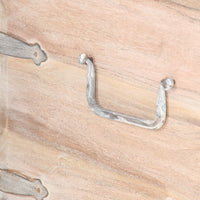 Baule 40x40x40 cm in Legno Massello di Acacia 289646