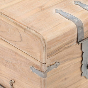 Baule 40x40x40 cm in Legno Massello di Acacia cod mxl 70153