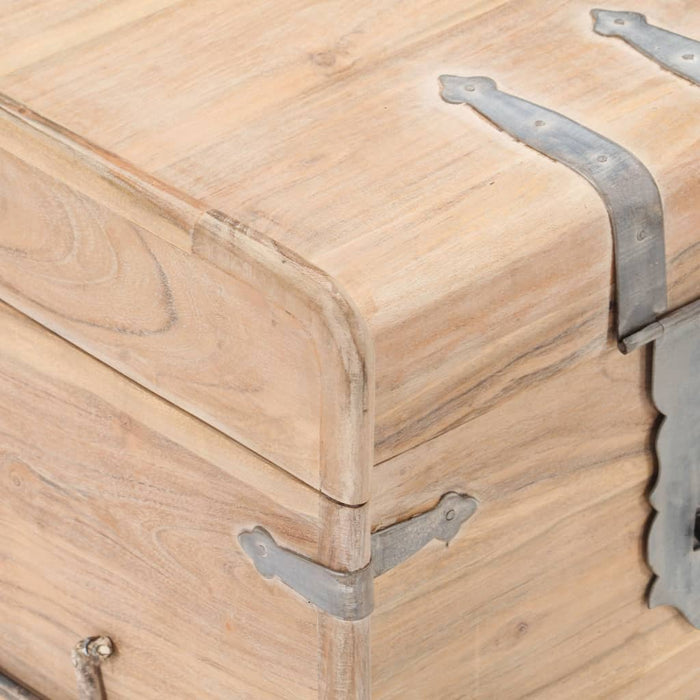 Baule 40x40x40 cm in Legno Massello di Acacia cod mxl 70153