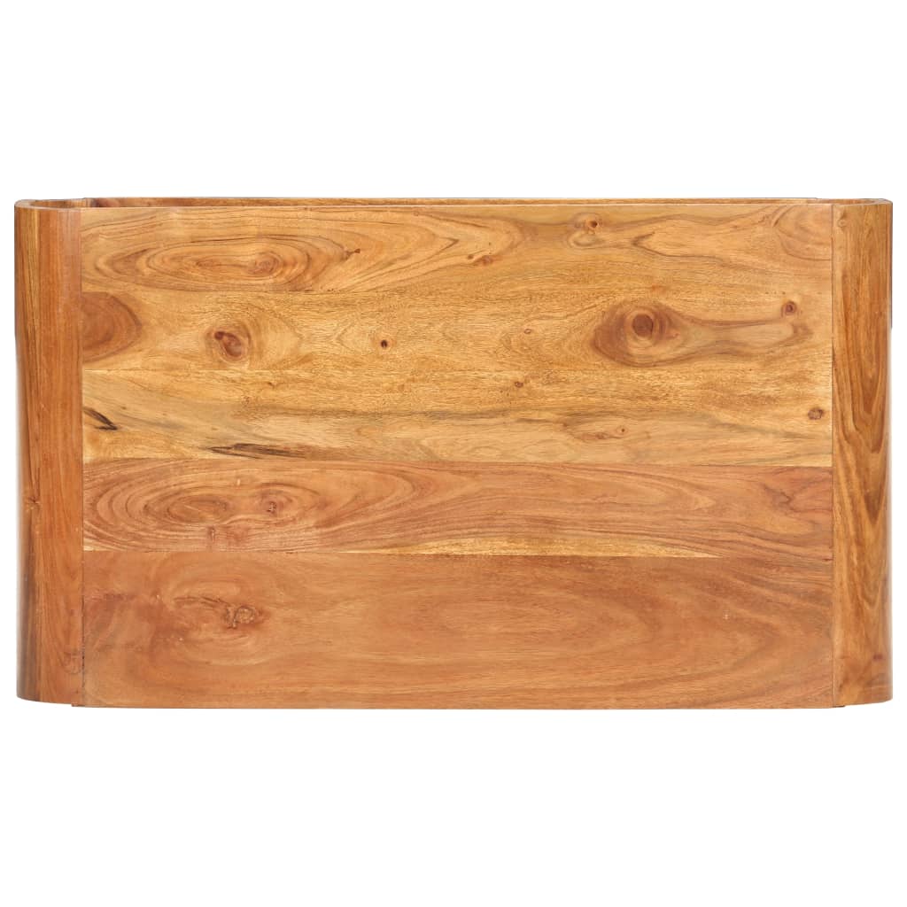 Tavolino da Salotto 90x50x30 cm in Legno Massello d'Acacia 289651