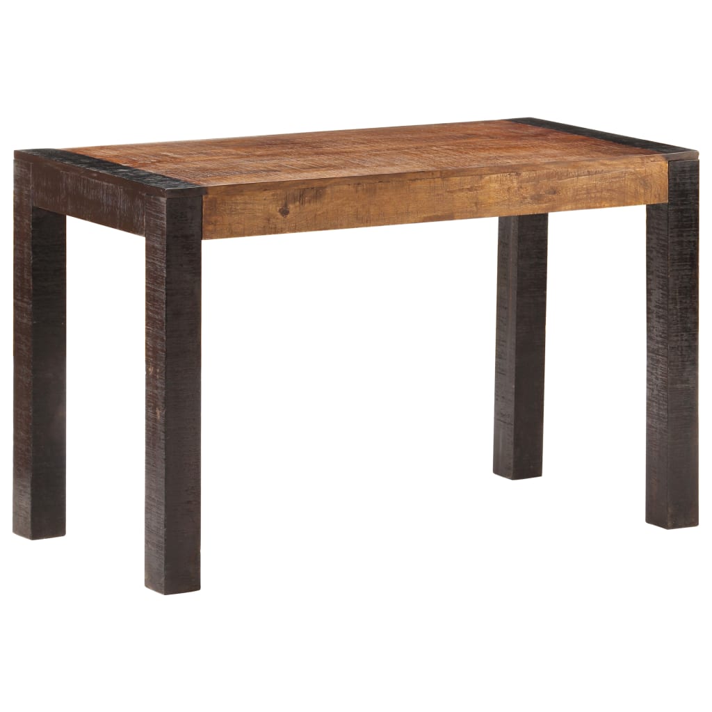 Tavolo da Pranzo 120x60x76 cm in Legno Massello di Mango Grezzo 289653