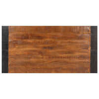 Tavolo da Pranzo 140x70x76 cm in Legno Massello di Mango Grezzo cod mxl 48039