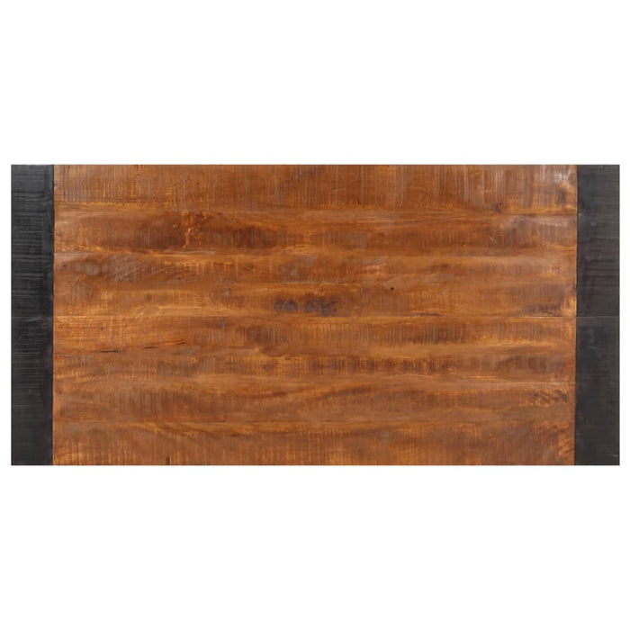 Tavolo da Pranzo 140x70x76 cm in Legno Massello di Mango Grezzo cod mxl 48039