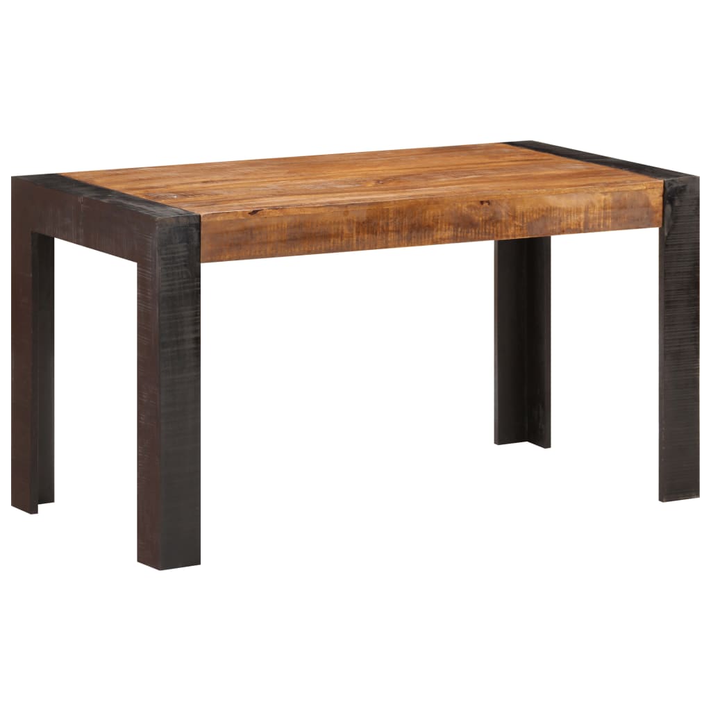 Tavolo da Pranzo 140x70x76 cm in Legno Massello di Mango Grezzo 289655