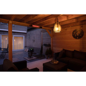 Sunred Radiatore a Parete Royal Diamond Dark 2500 W Carbonio Oro Rosa 423881