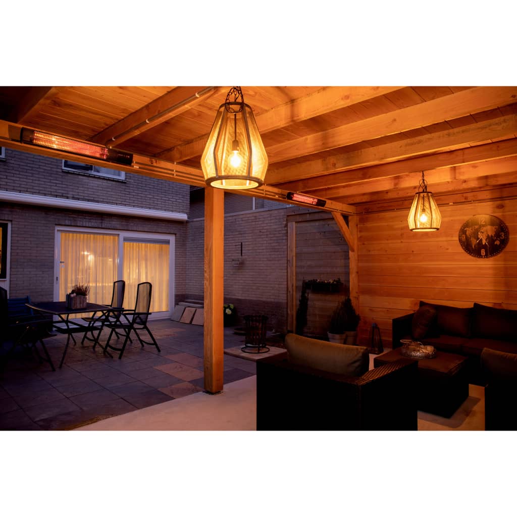 Sunred Radiatore a Parete Royal Diamond Dark 2500 W Carbonio Oro Rosa 423881