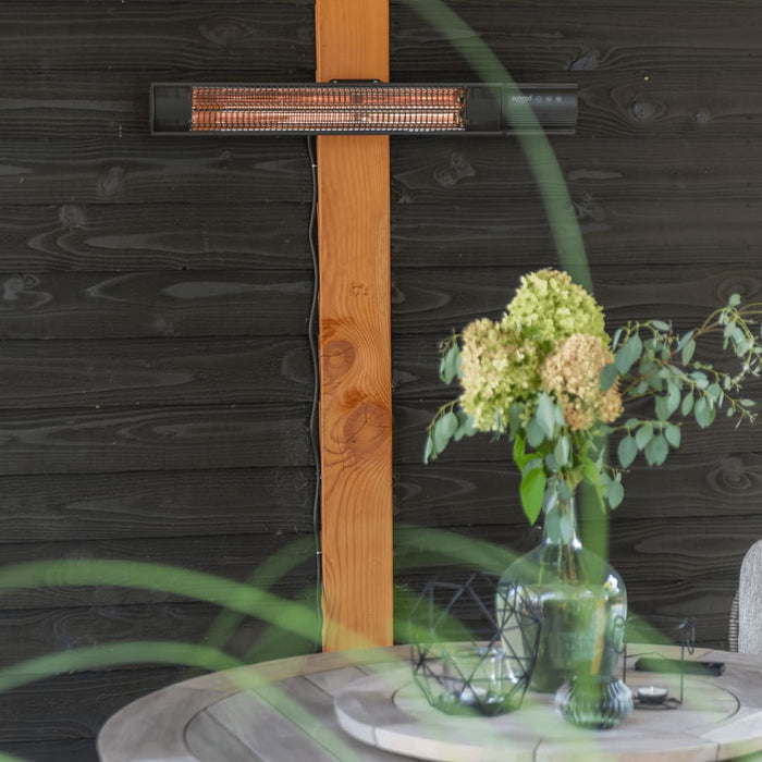 Sunred Radiatore a Parete Royal Diamond Dark 2500 W Carbonio Oro Rosa 423881