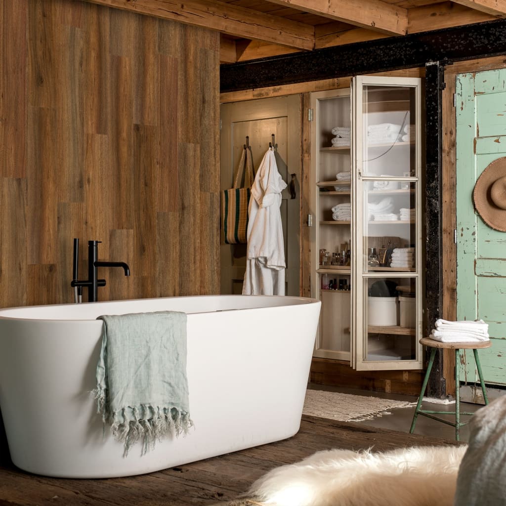 WallArt Pannelli Effetto Legno Rovere Naturale Marrone 432695