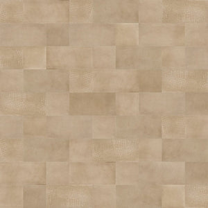 WallArt Piastrelle in Pelle Borret Beige Sabbia 32 pz 440928