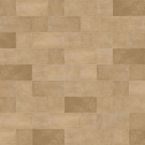 WallArt Piastrelle in Pelle Lugard Marrone Vintage 32 pz