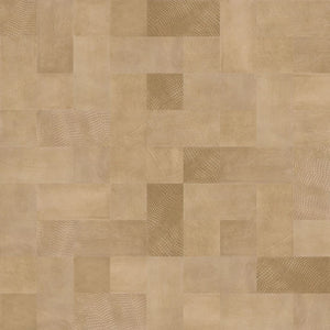 WallArt Piastrelle in Pelle Lugard Marrone Vintage 32 pz