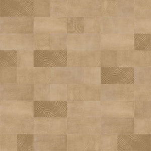 WallArt Piastrelle in Pelle Lugard Marrone Vintage 32 pz