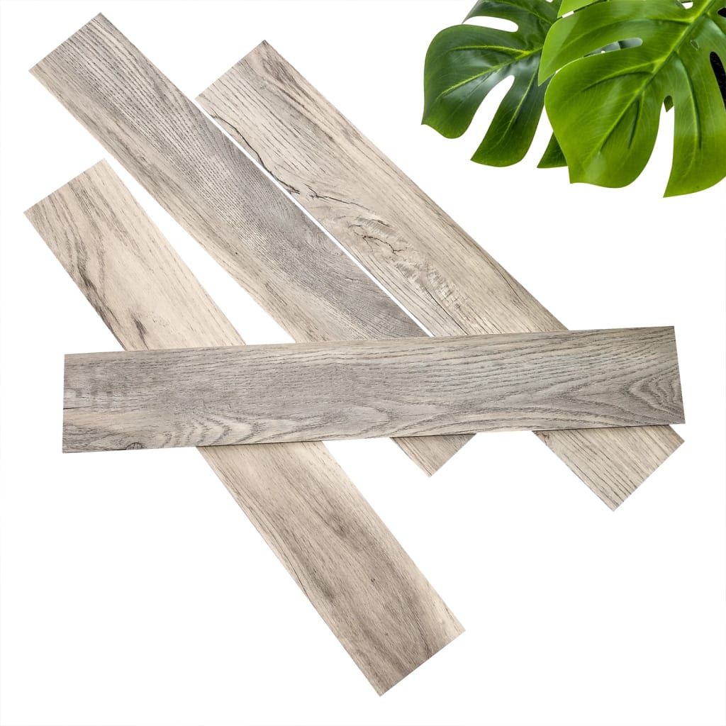 WallArt Listoni Effetto Legno Rovere Barnwood Bianco Slavato 442552