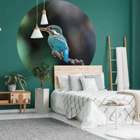 WallArt Cerchio Carta da Parati The Kingfisher 142,5 cm cod mxl 59100