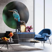 WallArt Cerchio Carta da Parati The Kingfisher 142,5 cm cod mxl 59100