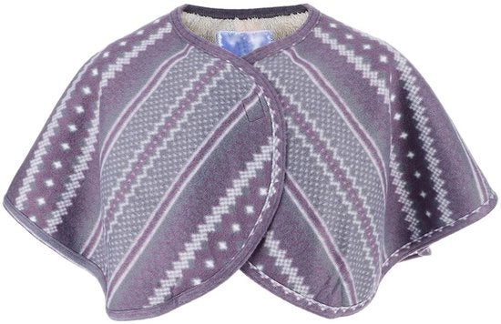 Sciarpa a doppia imbottitura calda - Protezione per le spalle - Fleece - Respirante - Leggero - 38x90 cm - Cappuccio per le spalle