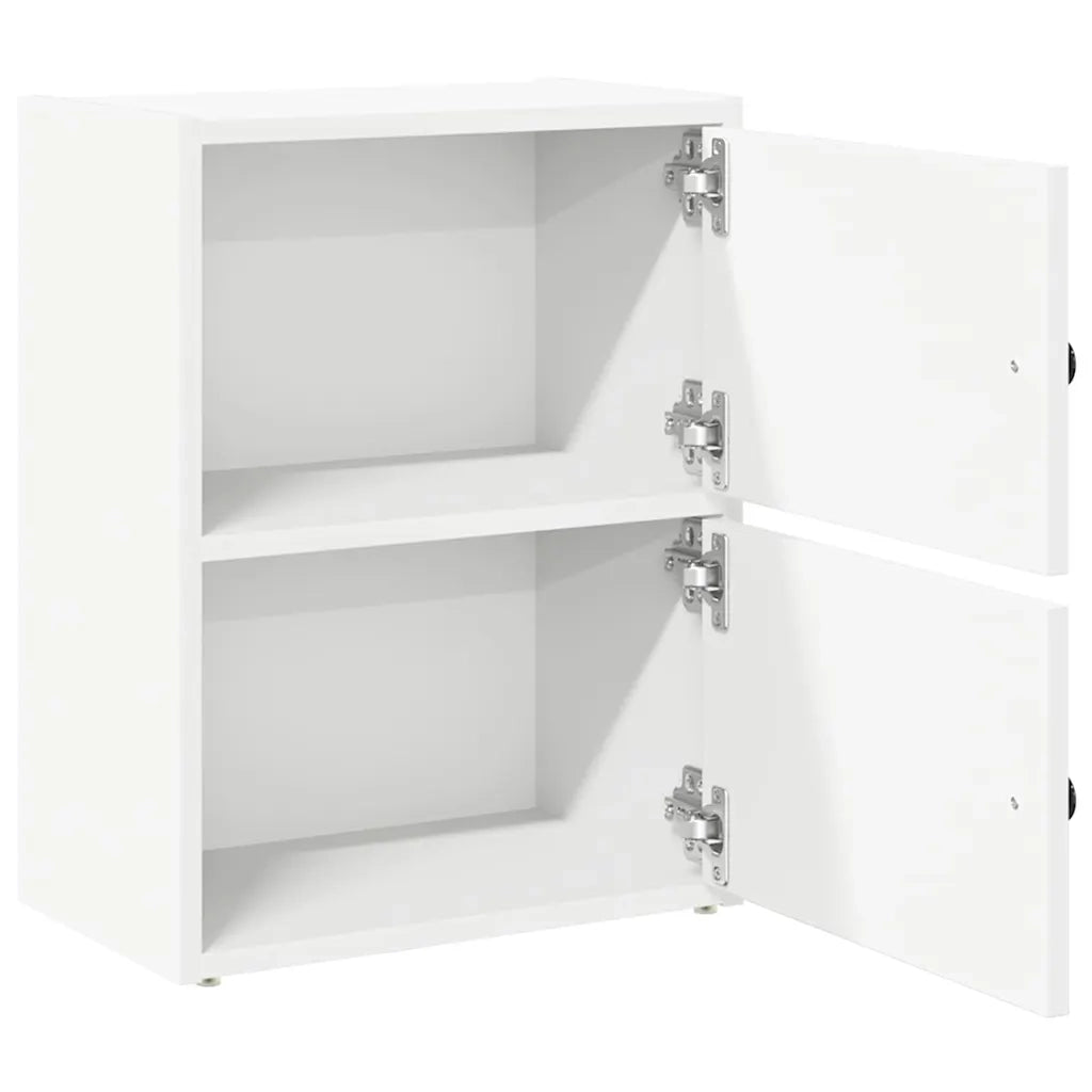 Libreria Bianca 40x24x52 cm in Legno Multistrato
