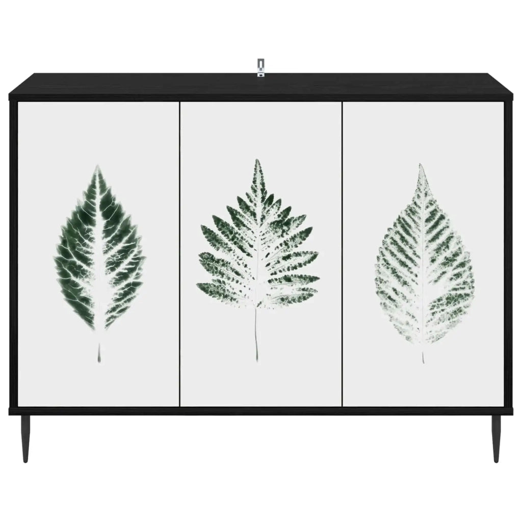 Credenza HANAU Rovere Nero 102 x 33 x 76 cm 8006985