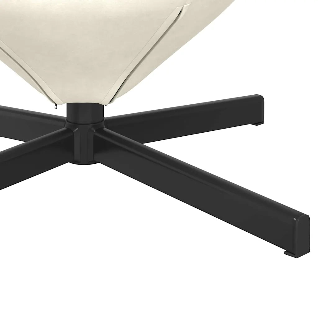 Divano Sedia-Poltrona uovo Crema 63 x 73 x 90 cm Velluto