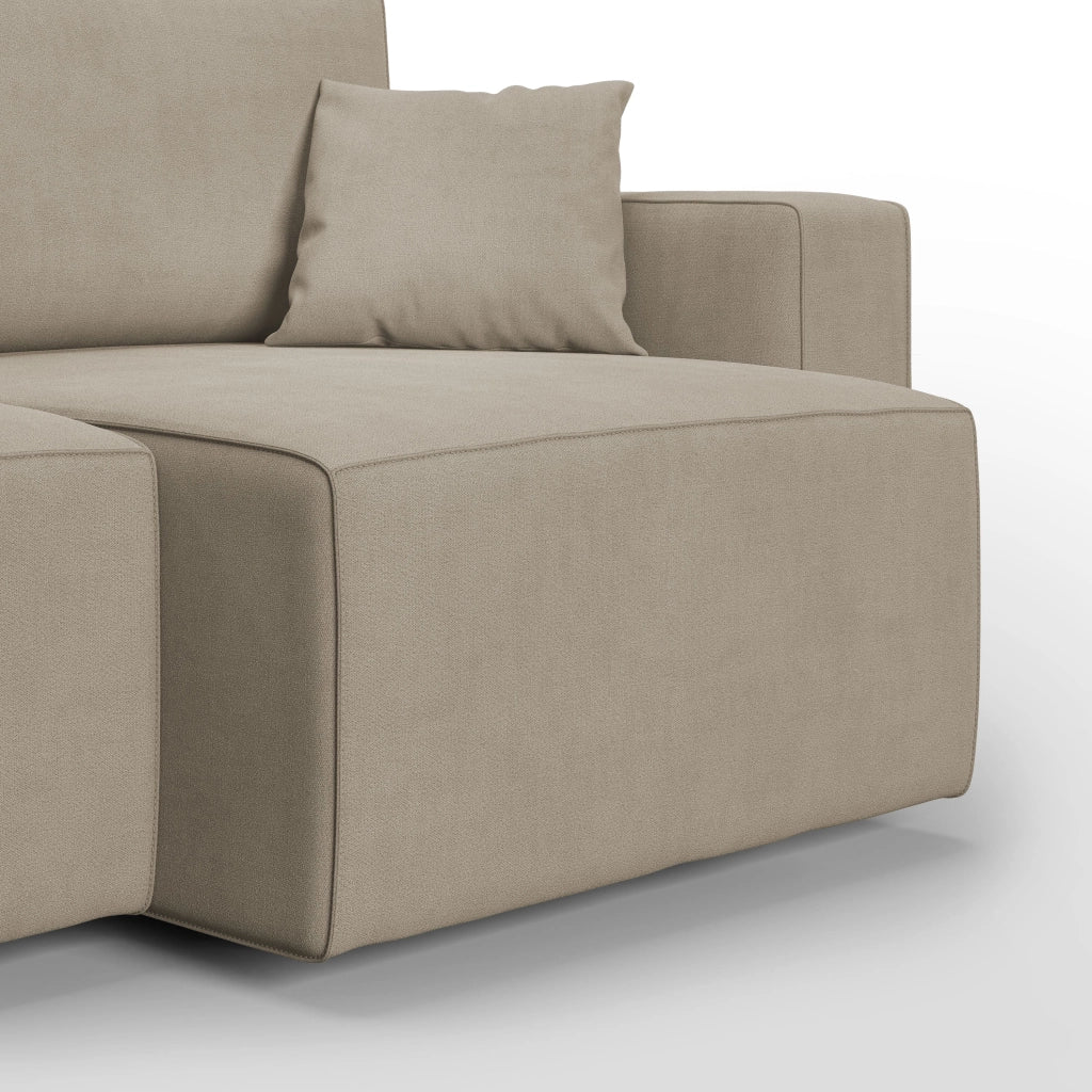 Morfeo Divano in tessuto impermeabile 215 cm beige