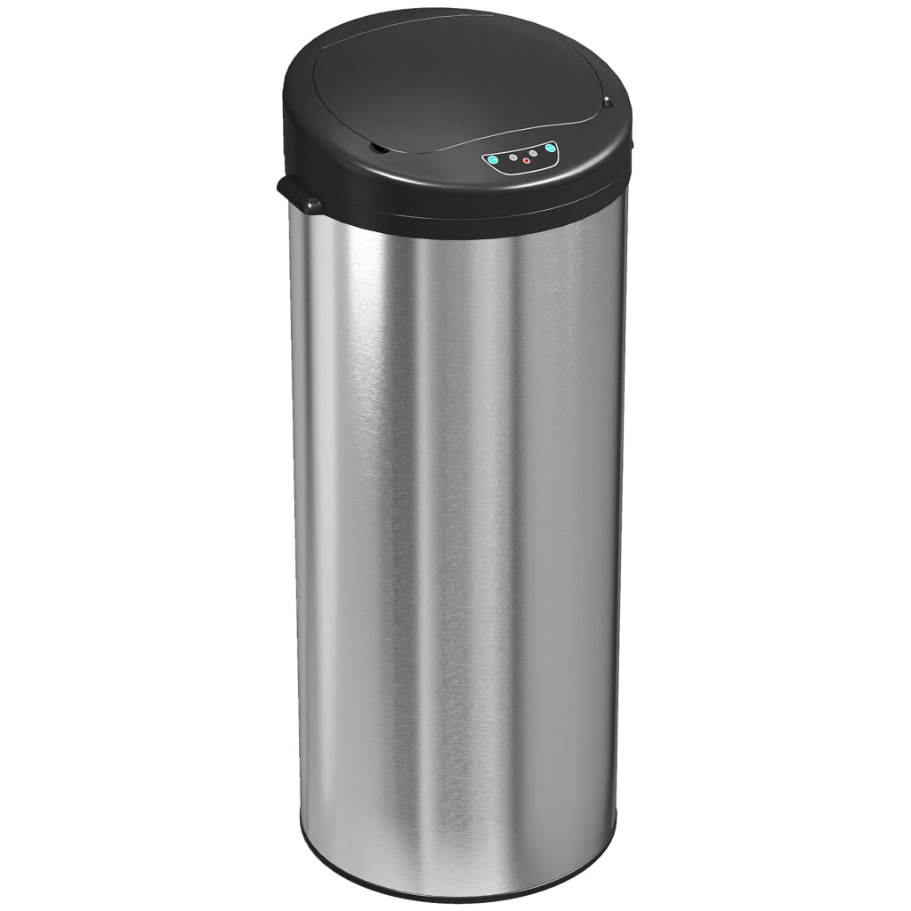 Cestino automatico 55L inox ¨C zephmum ¨C 55 litri argento