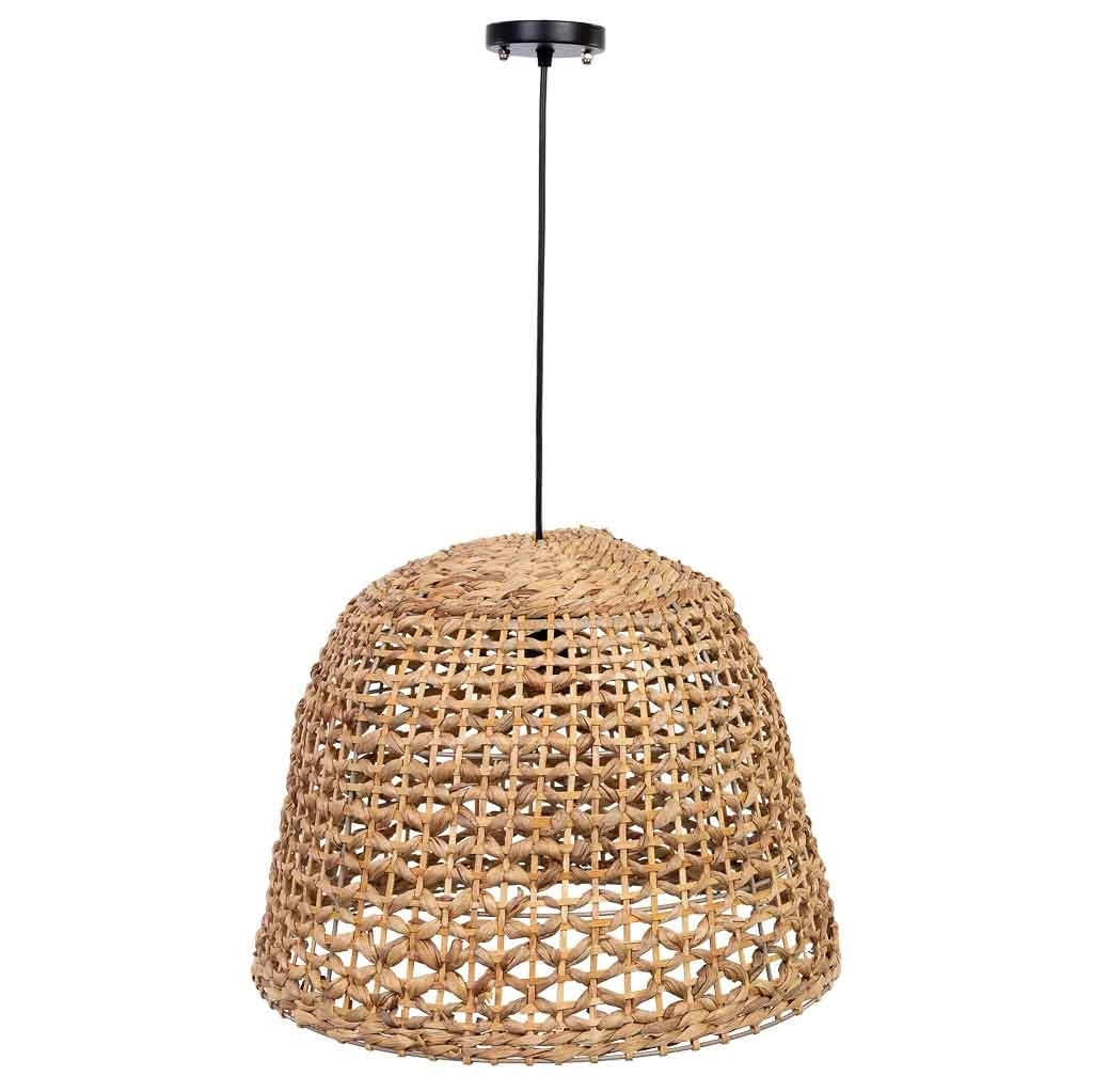 Lampada da soffitto in fibra di giacinto