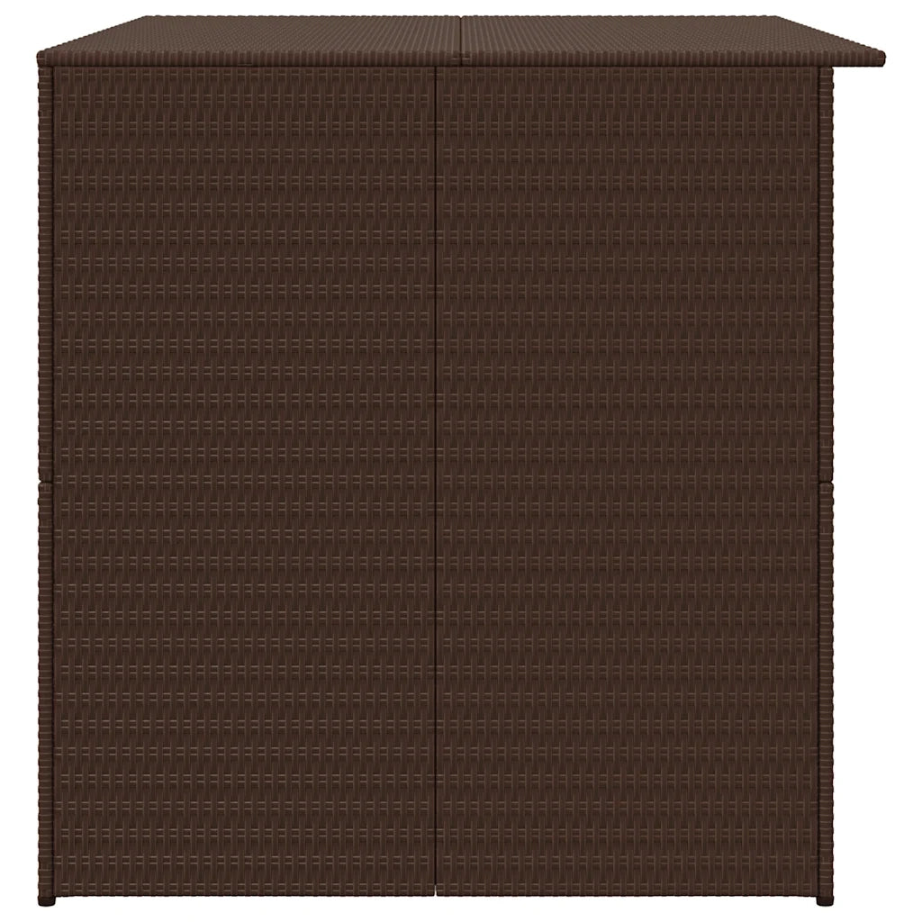 Baule da Giardino Marrone 150x100x100 cm in Polyrattan CFW9437188