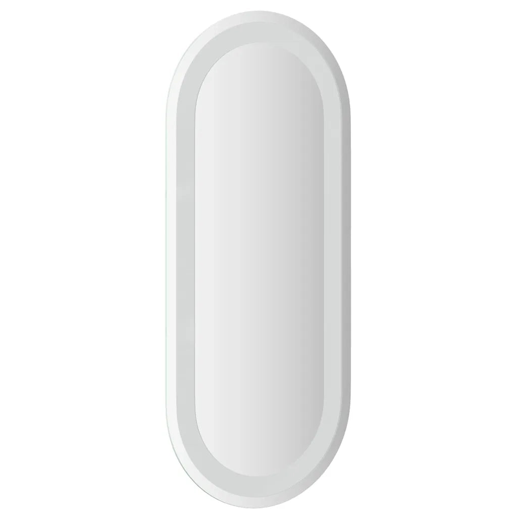 vidaXL Specchio da Bagno LED 70x30 cm Ovale