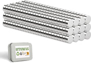 300 pezzi di magneti neodimio 2x1mm, magneti permanenti multifunzionali, per frigorifero, lavagna magnetica, calendario, foto, cartine, magneti per immagini, miniature