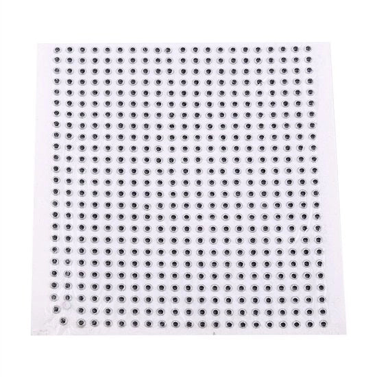 Kit per creare l'amo 3D con occhi artificiali - 500 pezzi - occhi artificiali realistici - 4mm argento - lusso per la pesca
