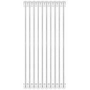 Radiatore tubolare 4 elementi in acciaio 4 colonne scomponibile H86 cm Ercos MATERA Bianco
