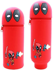 Etui in silicone, 2-in-1 contenitore per animali, etui kawaii, contenitore con cerniera, etui a cartoni, contenitore, per scuola, ufficio, regalo per studenti